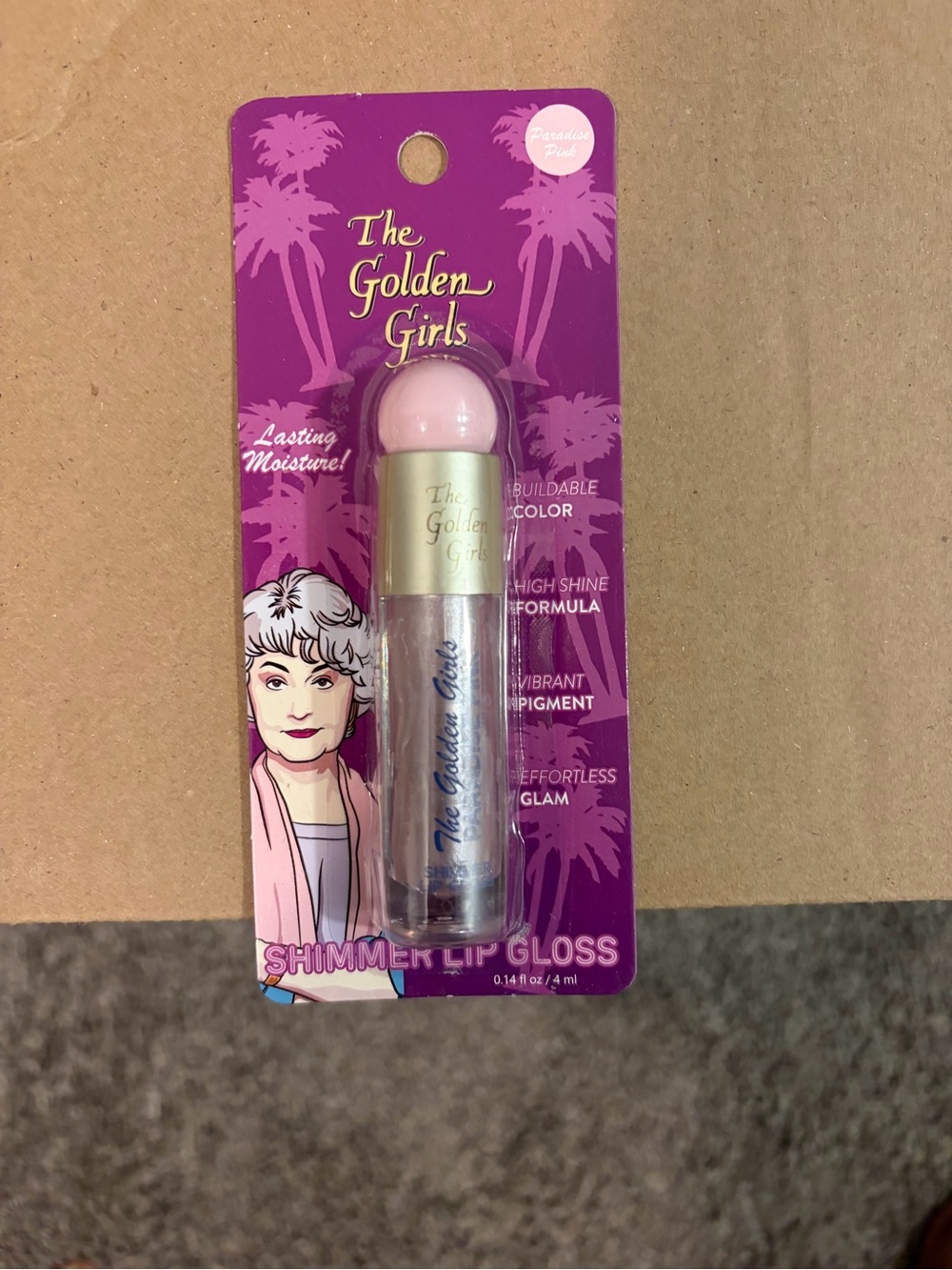 The Golden Girls Shimmer Lip Gloss - Paradise Pink